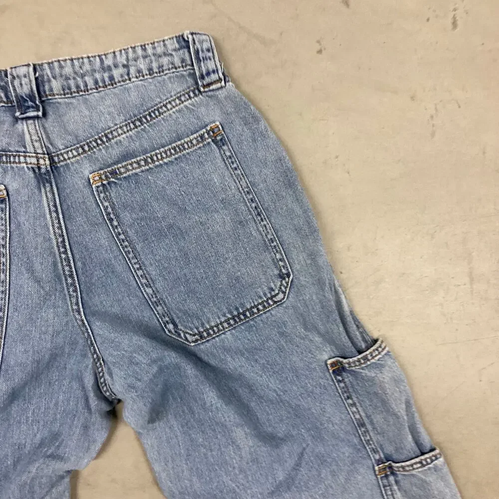 vintage y2k baggy cargo jeans 29x29